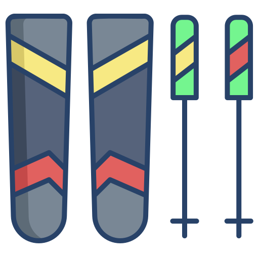 스키 Generic color outline icon
