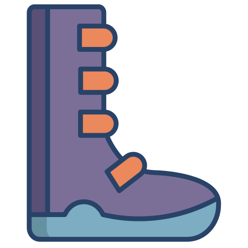 scarponi da sci Generic color outline icona