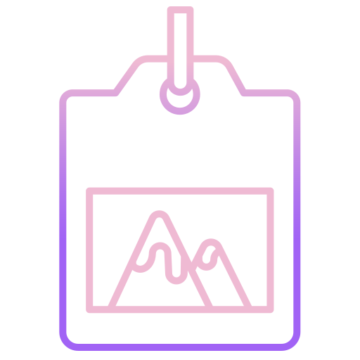 스키 패스 Generic gradient outline icon