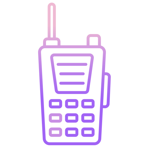 talkie walkie Generic gradient outline Icône
