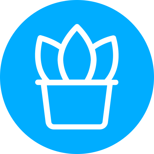 plant Generic Blue icoon