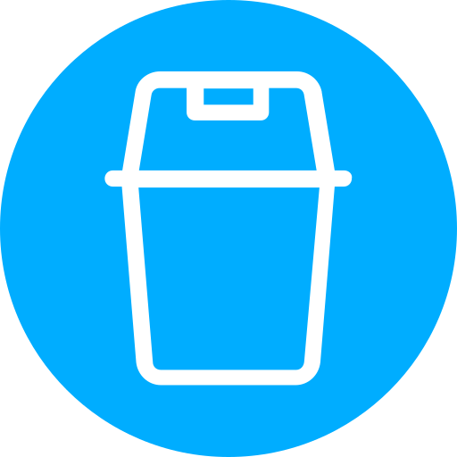 Recycle bin Generic Blue icon