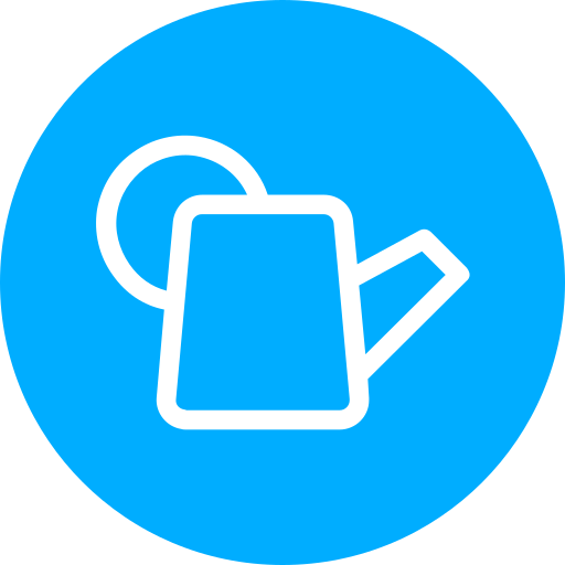 Watering Can Generic Blue icon