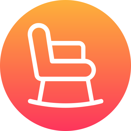 Кресло-качалка Generic Flat Gradient иконка