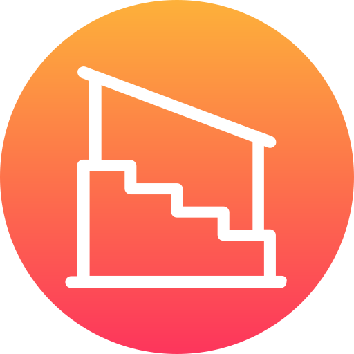 Stairs Generic Flat Gradient icon