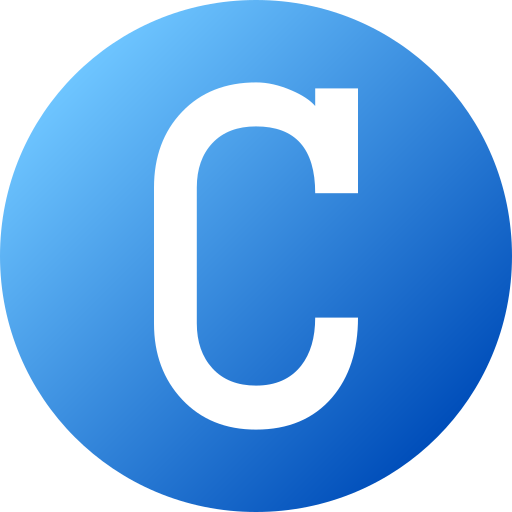 문자 c Generic Flat Gradient icon