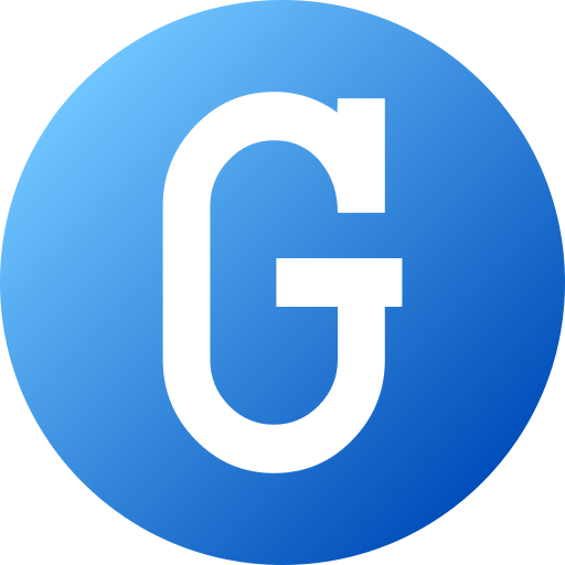문자 g Generic Flat Gradient icon