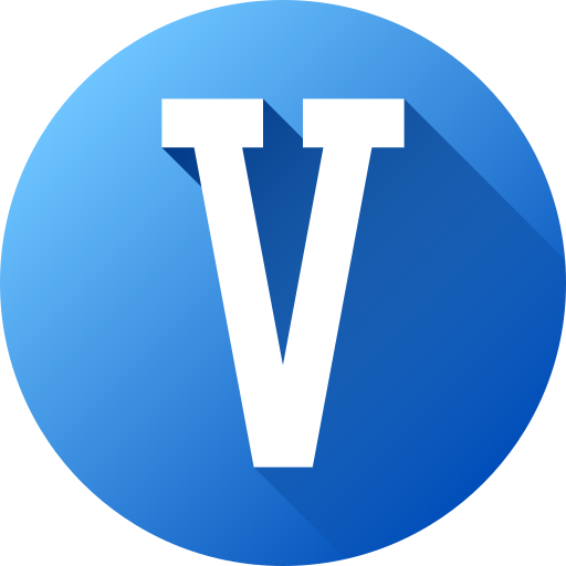 Letter V Generic Flat Gradient icon