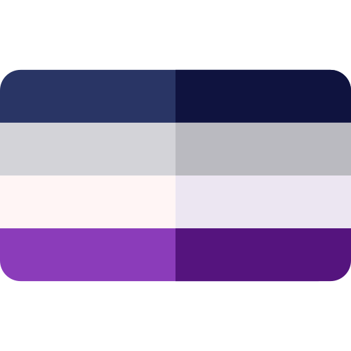 Asexual Basic Rounded Flat icon