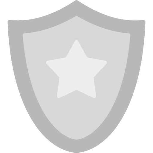 insignia del sheriff Generic Grey icono