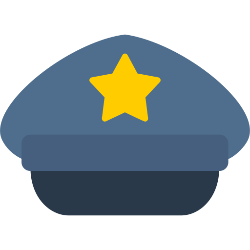 sombrero de policía Generic Flat icono