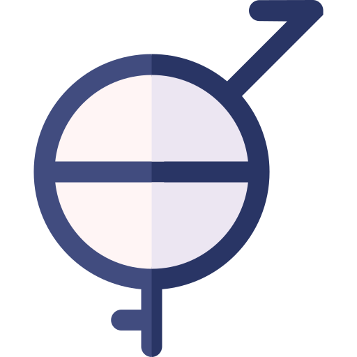 Demigender Basic Rounded Flat icon