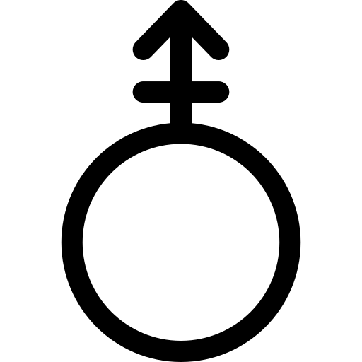 androgino Basic Rounded Lineal icona