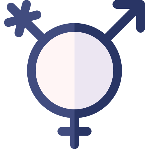 Gender fluid Basic Rounded Flat icon