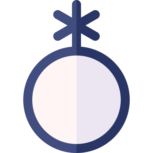 非バイナリ Basic Rounded Flat icon