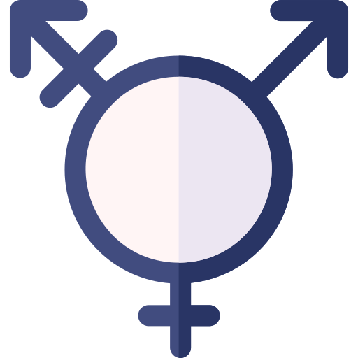 transgénero Basic Rounded Flat icono