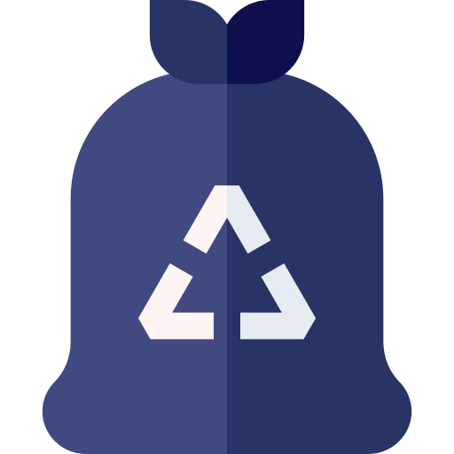 Garbage Bag Basic Straight Flat icon