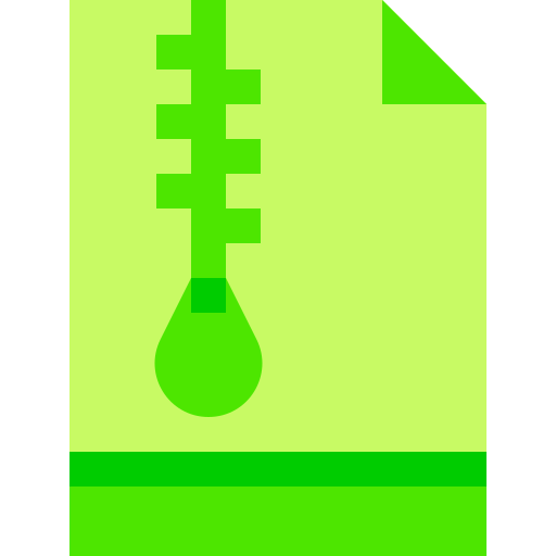 archivo zip Basic Sheer Flat icono