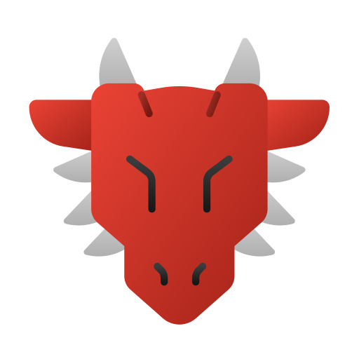 Dragon Generic Flat Gradient icon