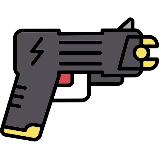 pistola paralizante Generic Outline Color icono