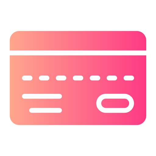 debitkarte Generic Flat Gradient icon