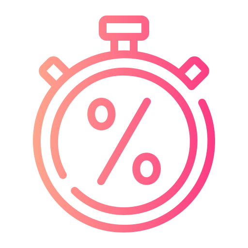 Stopwatch Generic Gradient icon