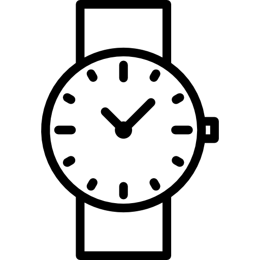 reloj srip Lineal icono