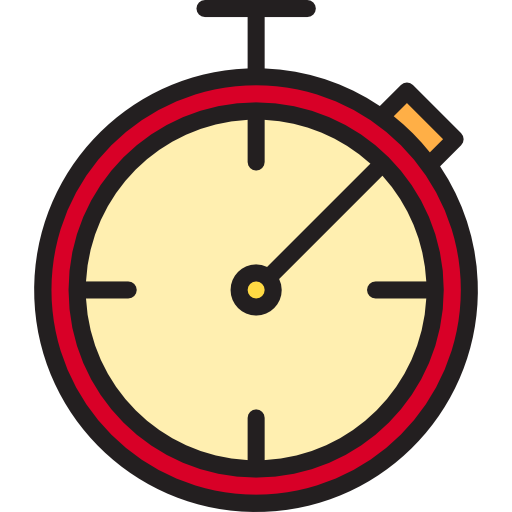 cronometro srip Lineal Color icona