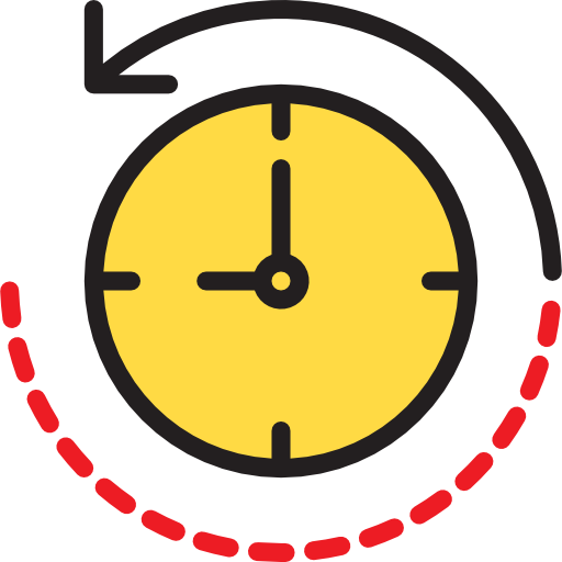 orologio da parete srip Lineal Color icona