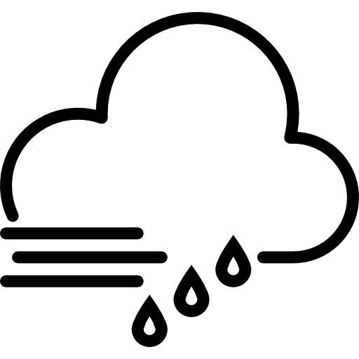 wietrzny srip Lineal ikona