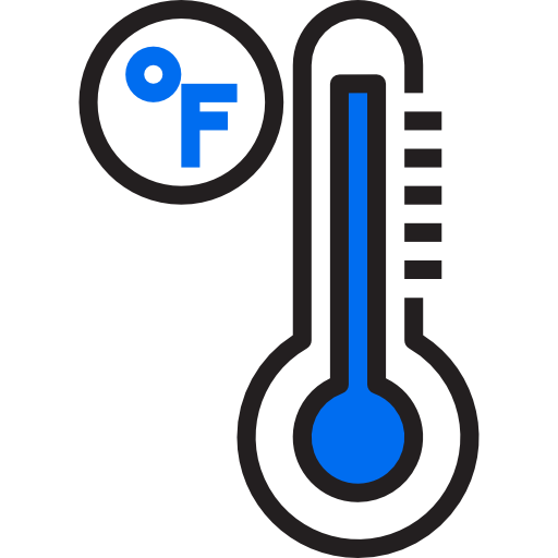 温度計 srip Lineal Color icon