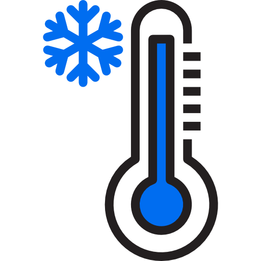 termómetro srip Lineal Color icono