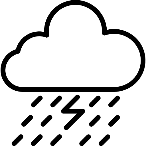 뇌우 srip Lineal icon