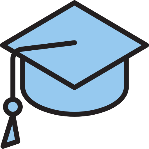 Graduate srip Lineal Color icon