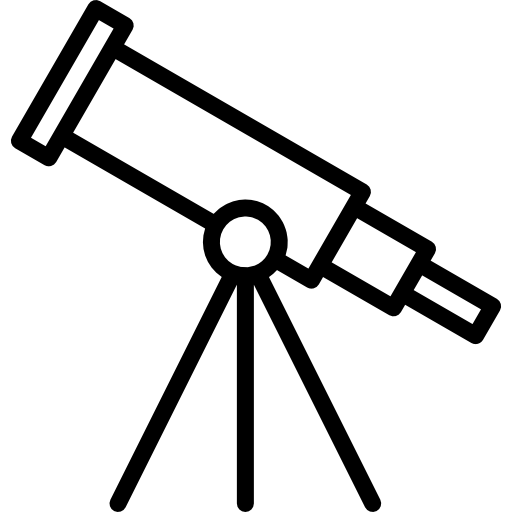 Telescope srip Lineal icon