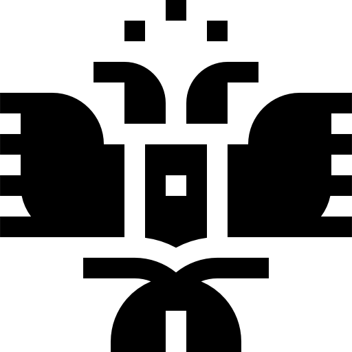 rosja Basic Straight Filled ikona