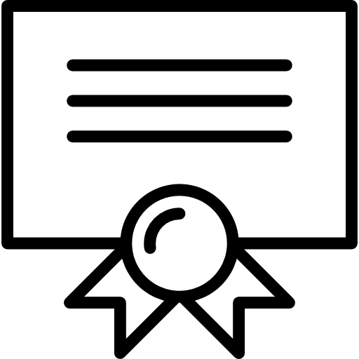 dyplom srip Lineal ikona