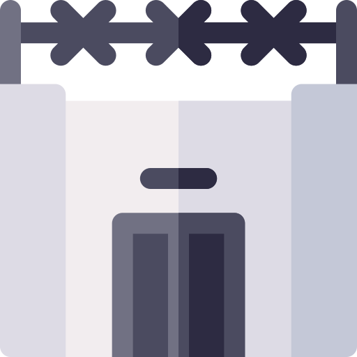 więzienie Basic Rounded Flat ikona