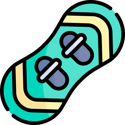 deska snowboardowa Kawaii Lineal color ikona