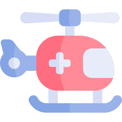 ヘリコプター Kawaii Flat icon