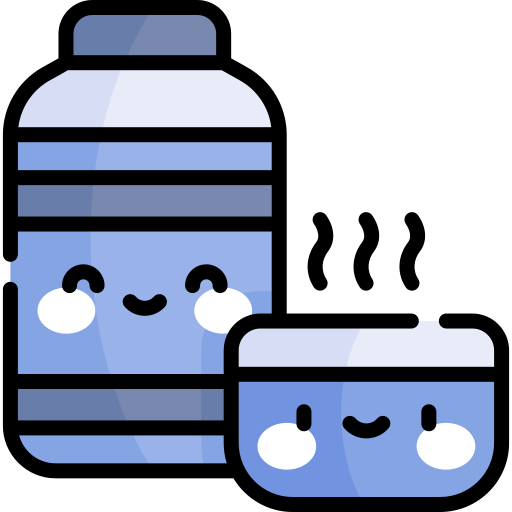 Thermos Kawaii Lineal color icon