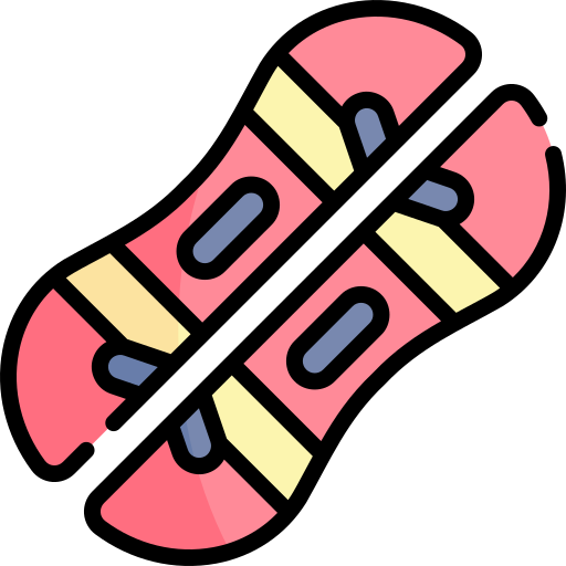 splitboard Kawaii Lineal color icona