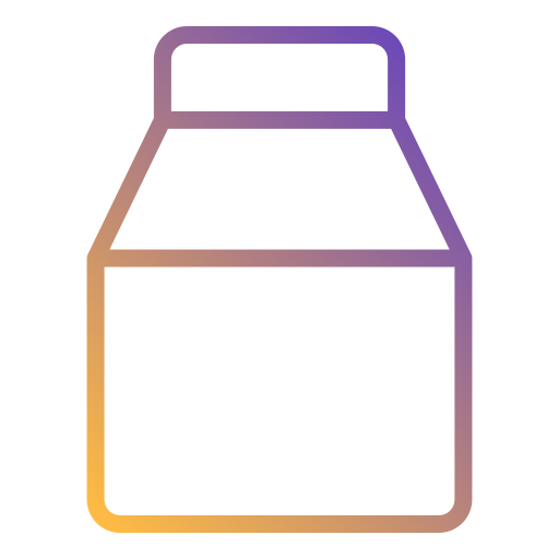 Коробка для молока Generic Gradient иконка