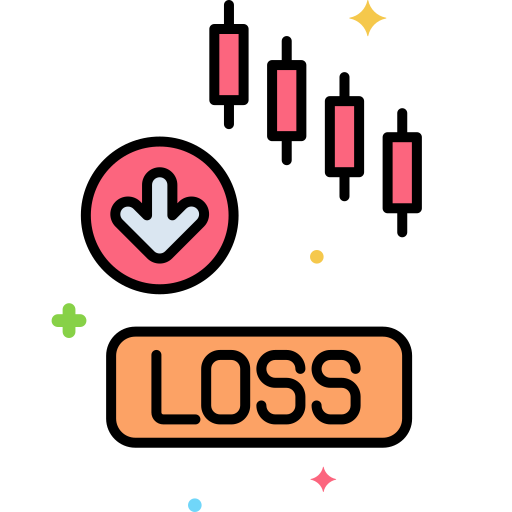 Loss Generic Outline Color icon