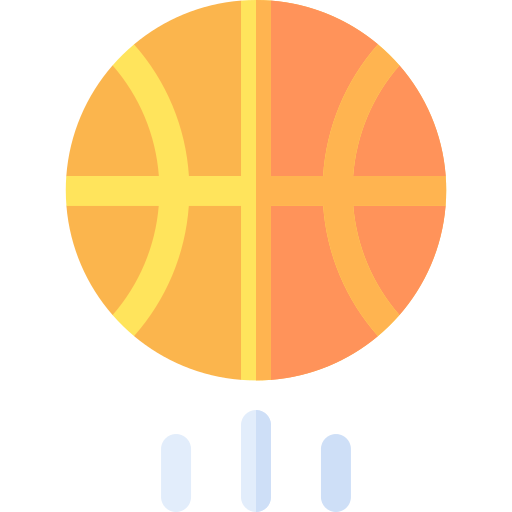 basketball Basic Rounded Flat Icône