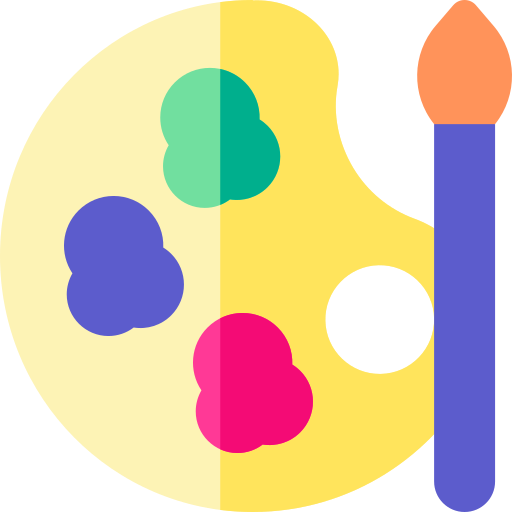 Paint Basic Rounded Flat icon