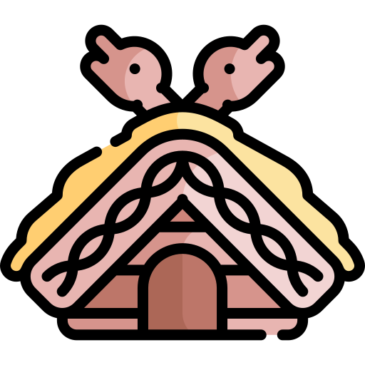 pagano Kawaii Lineal color icono