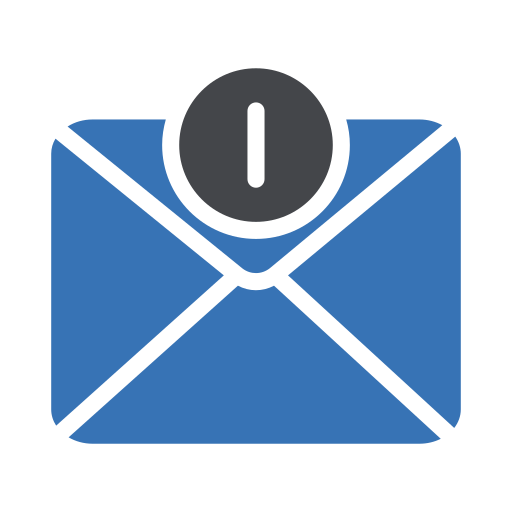 nuevo correo electrónico Generic Blue icono