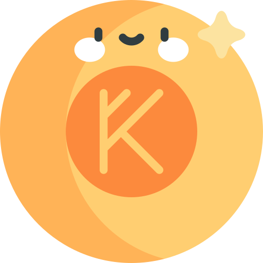 kroon Kawaii Flat icoon