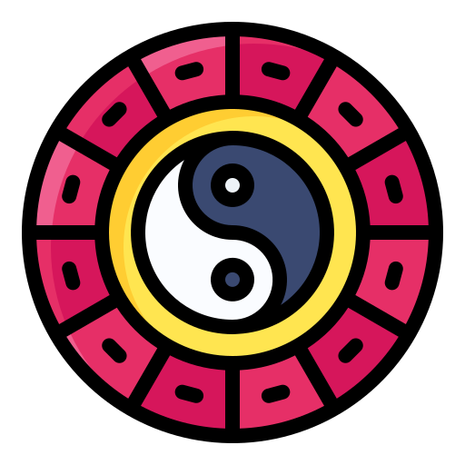 yingyang Generic Outline Color icona